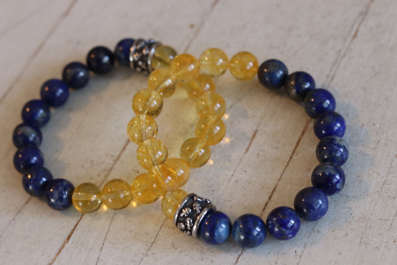 Sitrin ve Lapis Lazuli 10mm