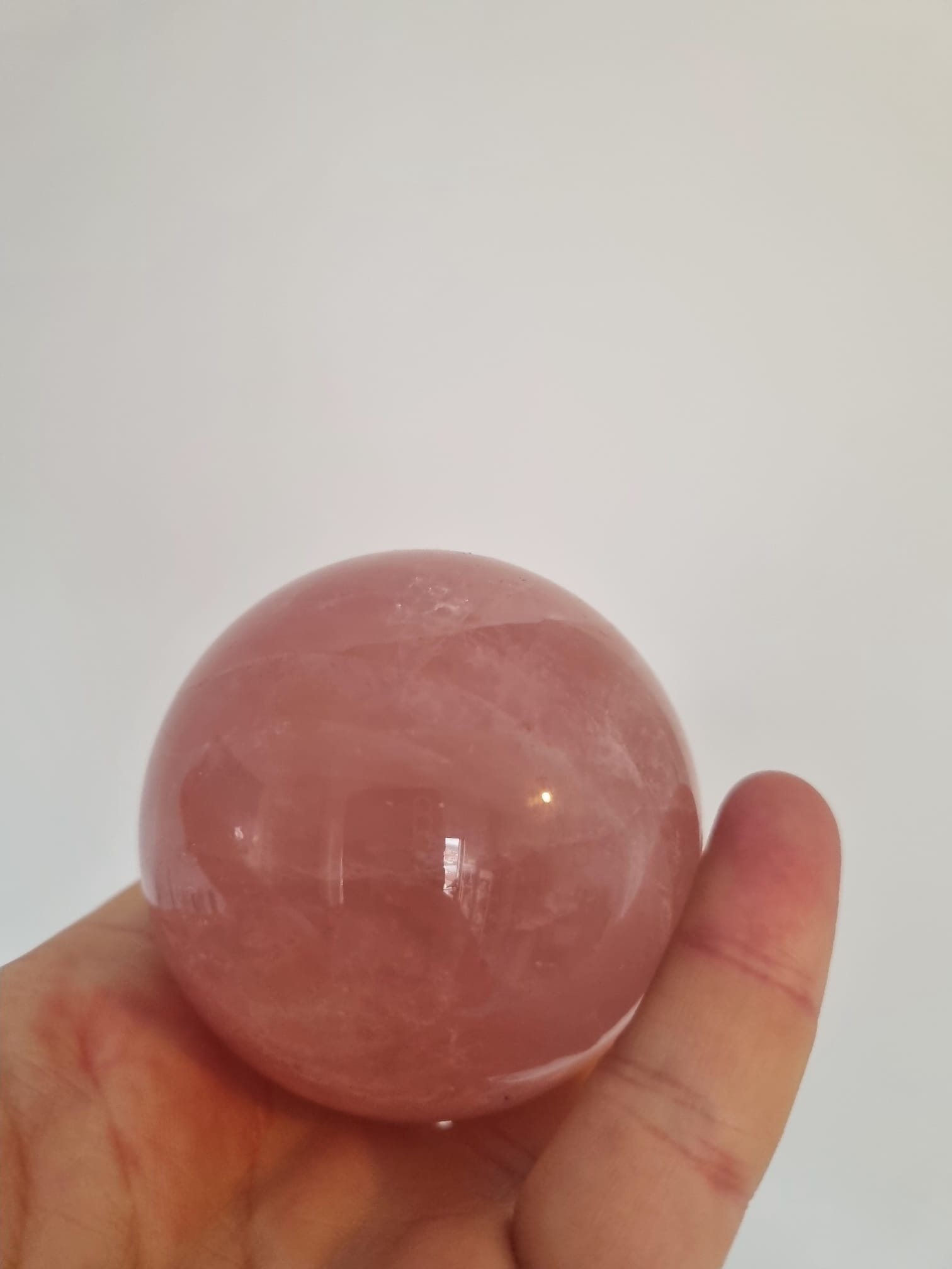 Pembe Kuvars Küre 415 gr