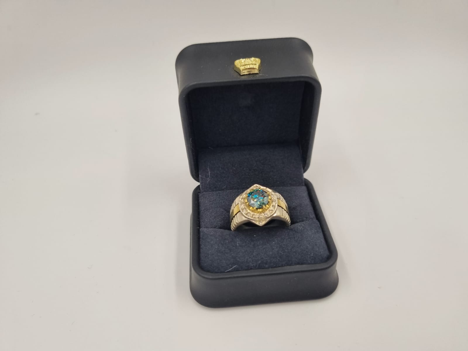 Mossanite Kristali Pırlanta-Gümüş