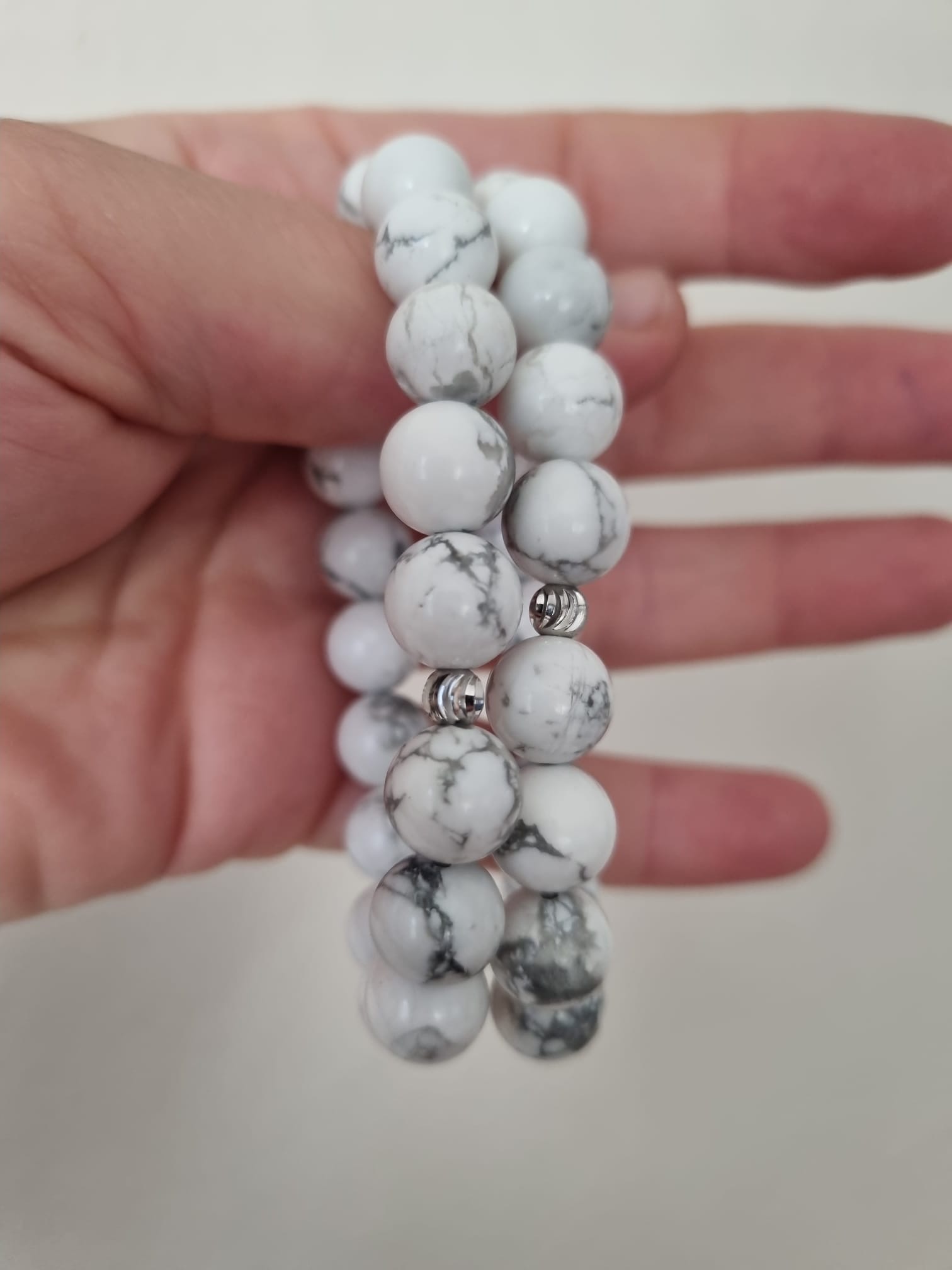 Doğal Havlit Taşı Bileklik 10mm 
