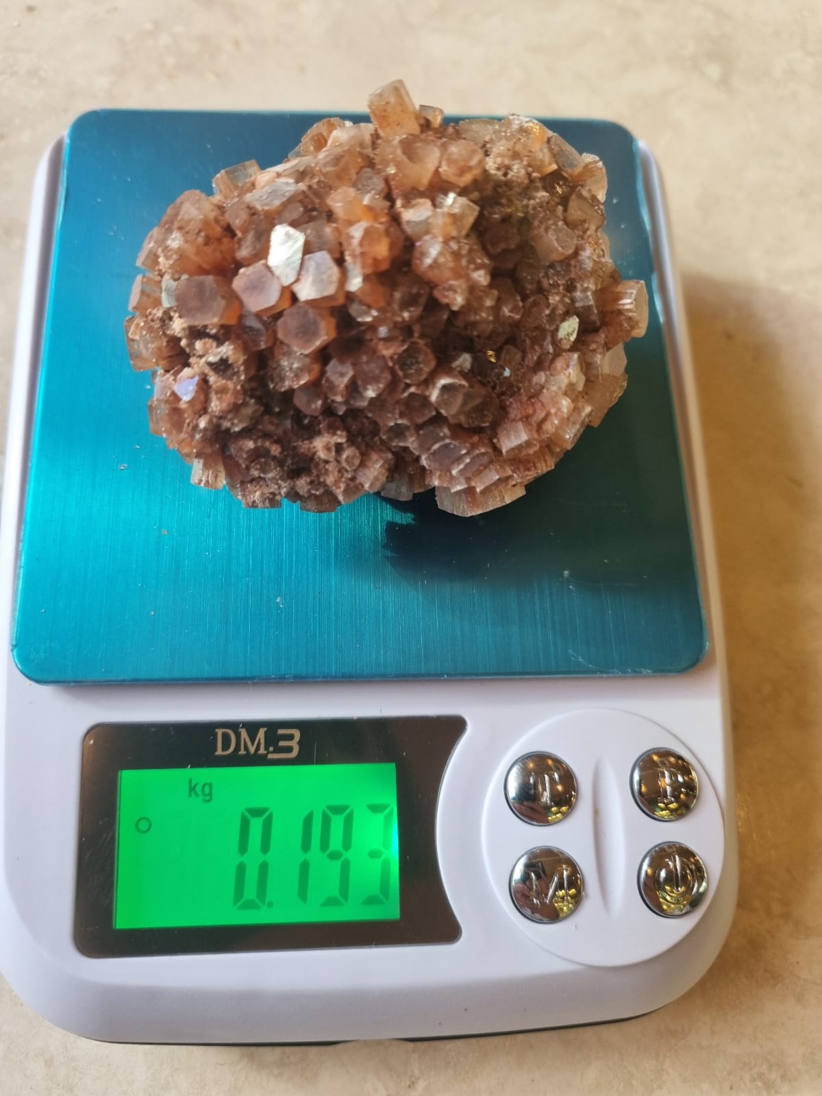Aragonit 193 gram ham taş