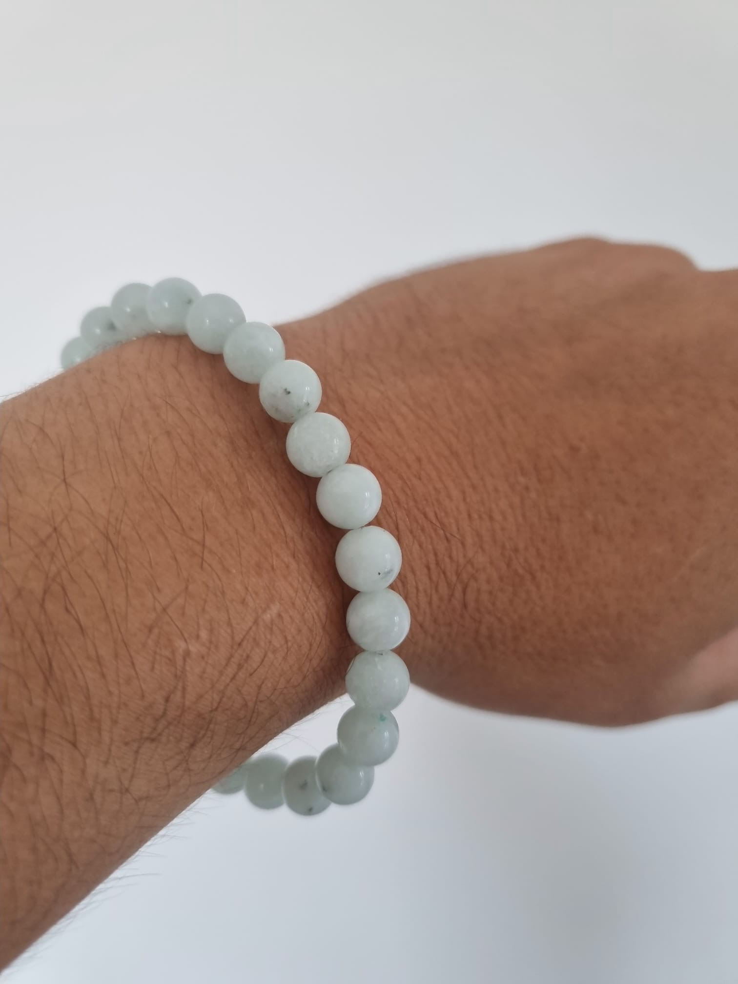 Larimar Yeşil 8mm Doğaltaş Bileklik