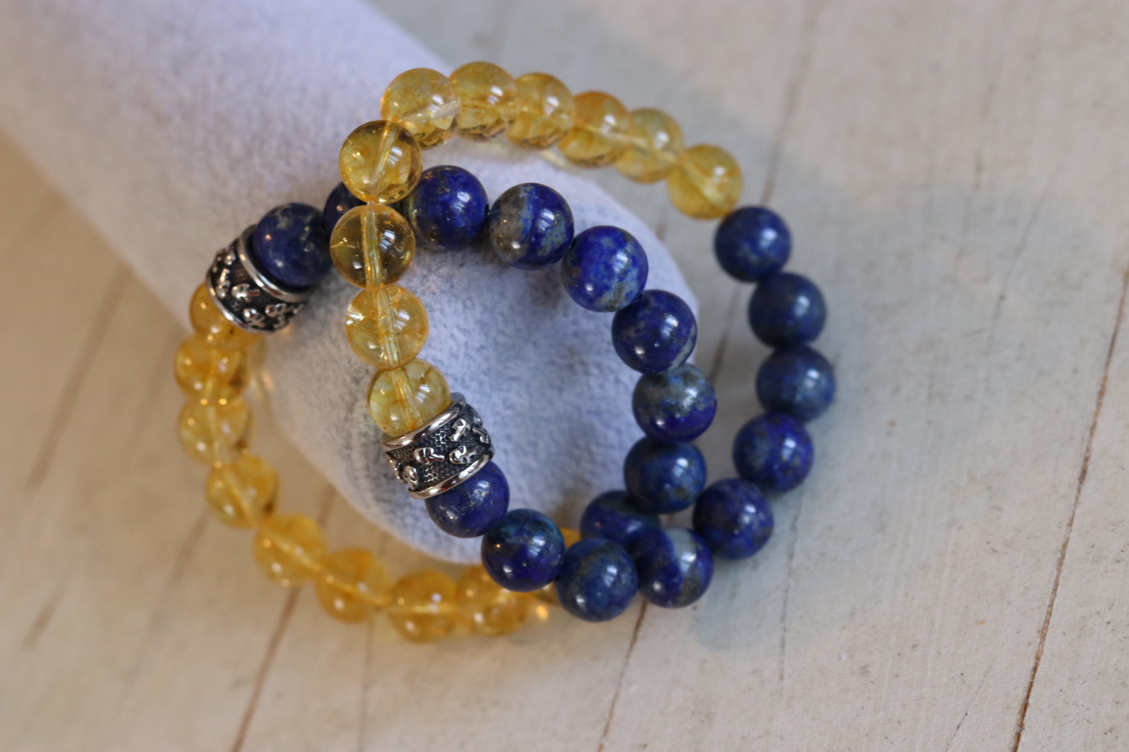 Sitrin ve Lapis Lazuli 10mm