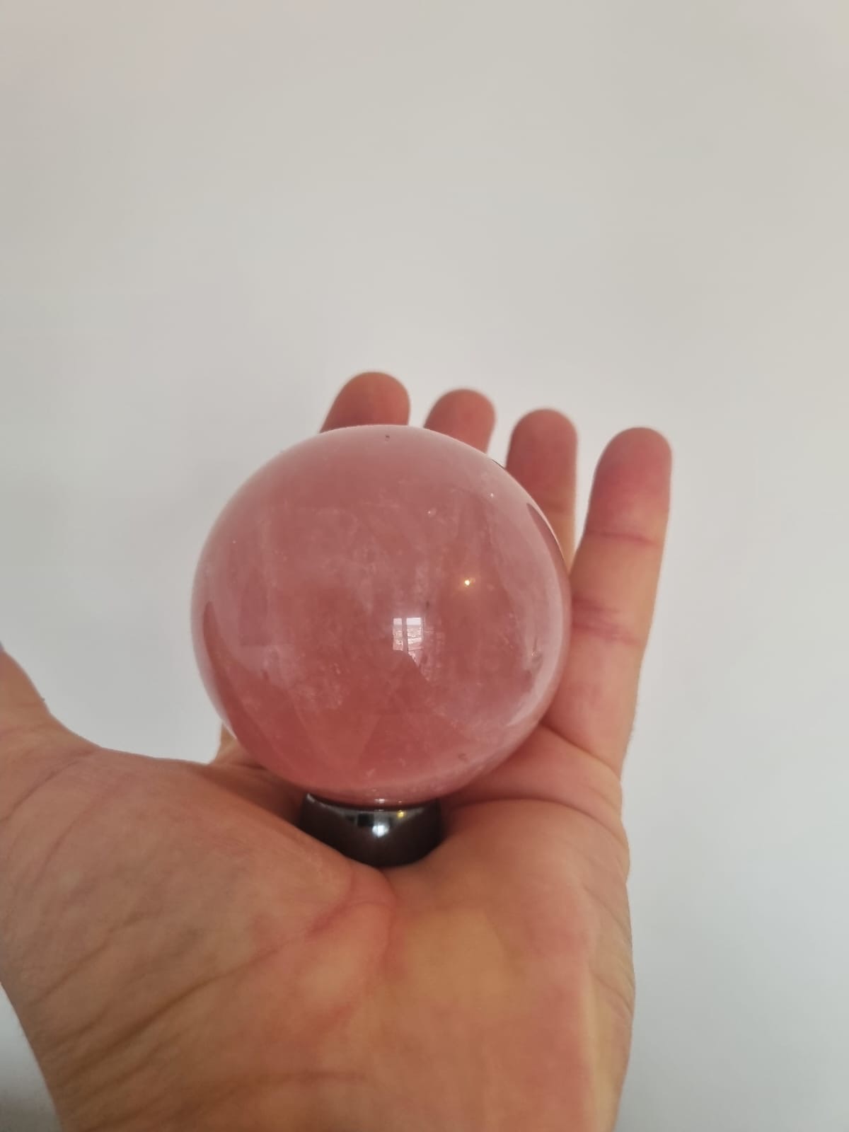 Pembe Kuvars Küre 415 gr