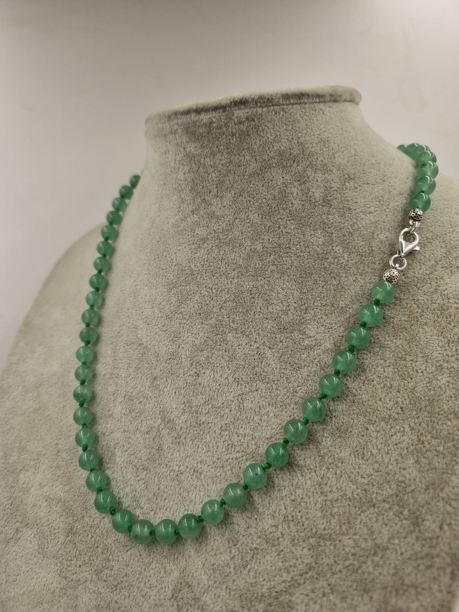 Aventurin 6mm/45cm Gümüş