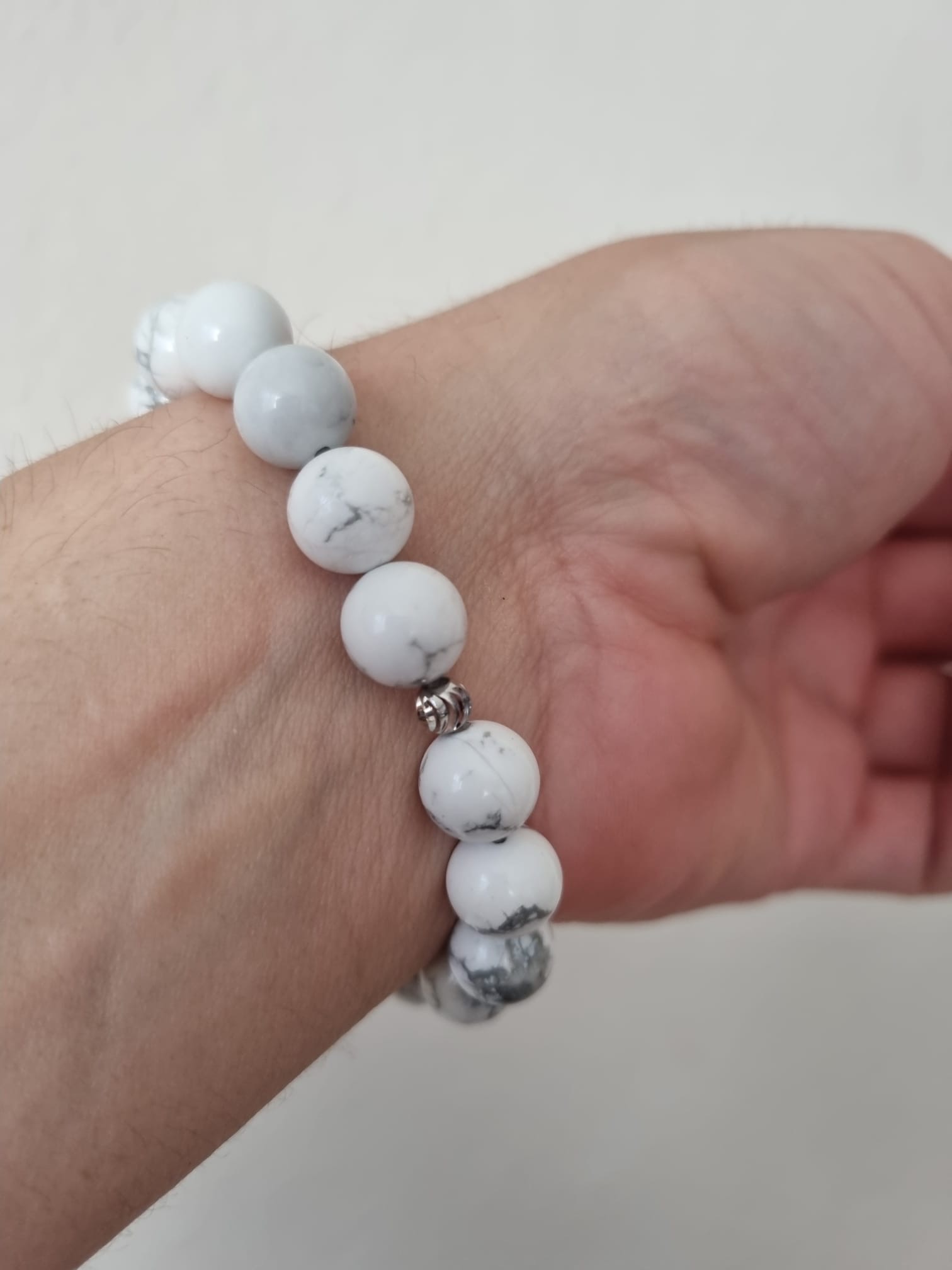 Doğal Havlit Taşı Bileklik 10mm 