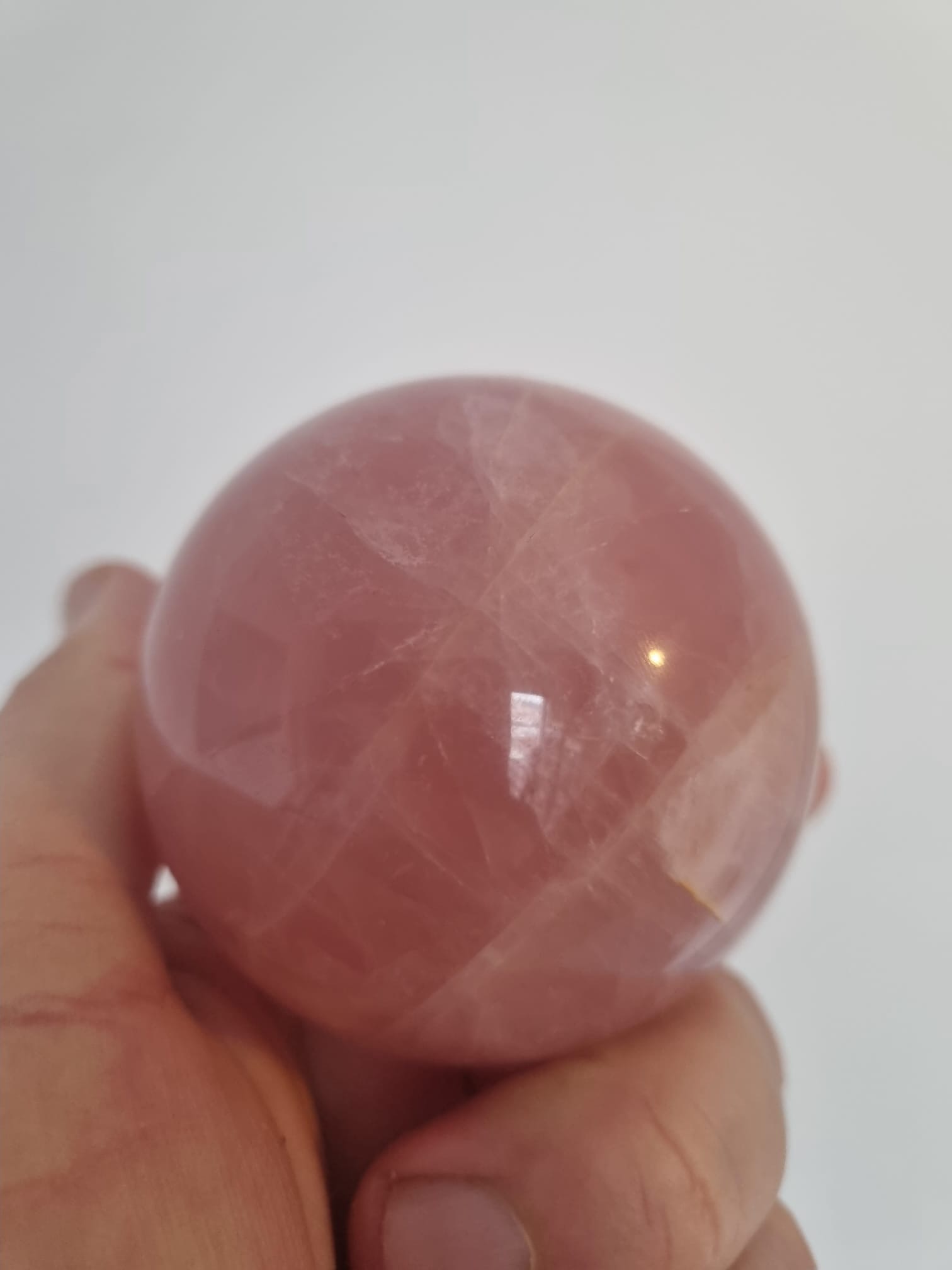 Pembe Kuvars Küre 415 gr