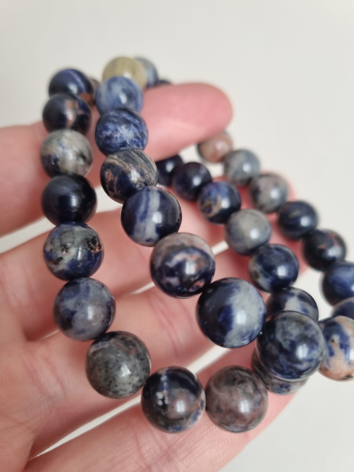 Sodalit Bileklik 10mm