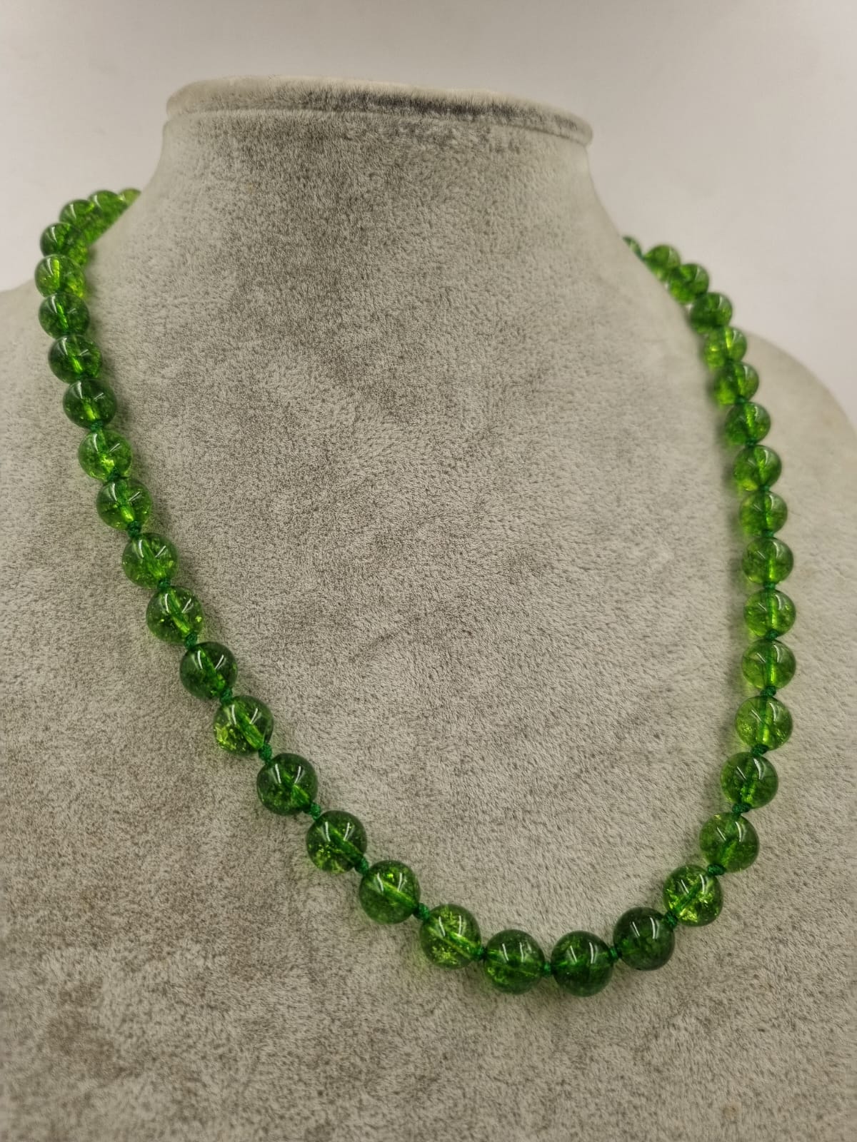 Yeşil Necef 8mm/45cm Kolye