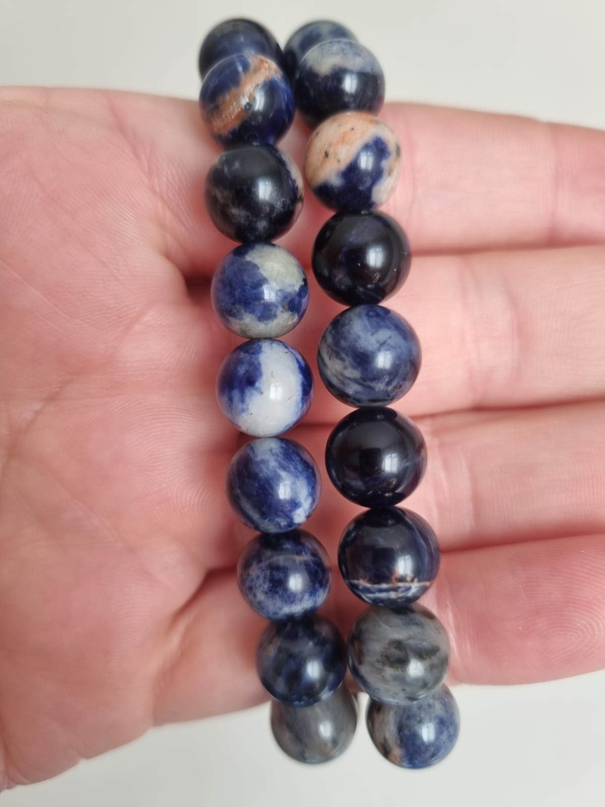 Sodalit Bileklik 10mm