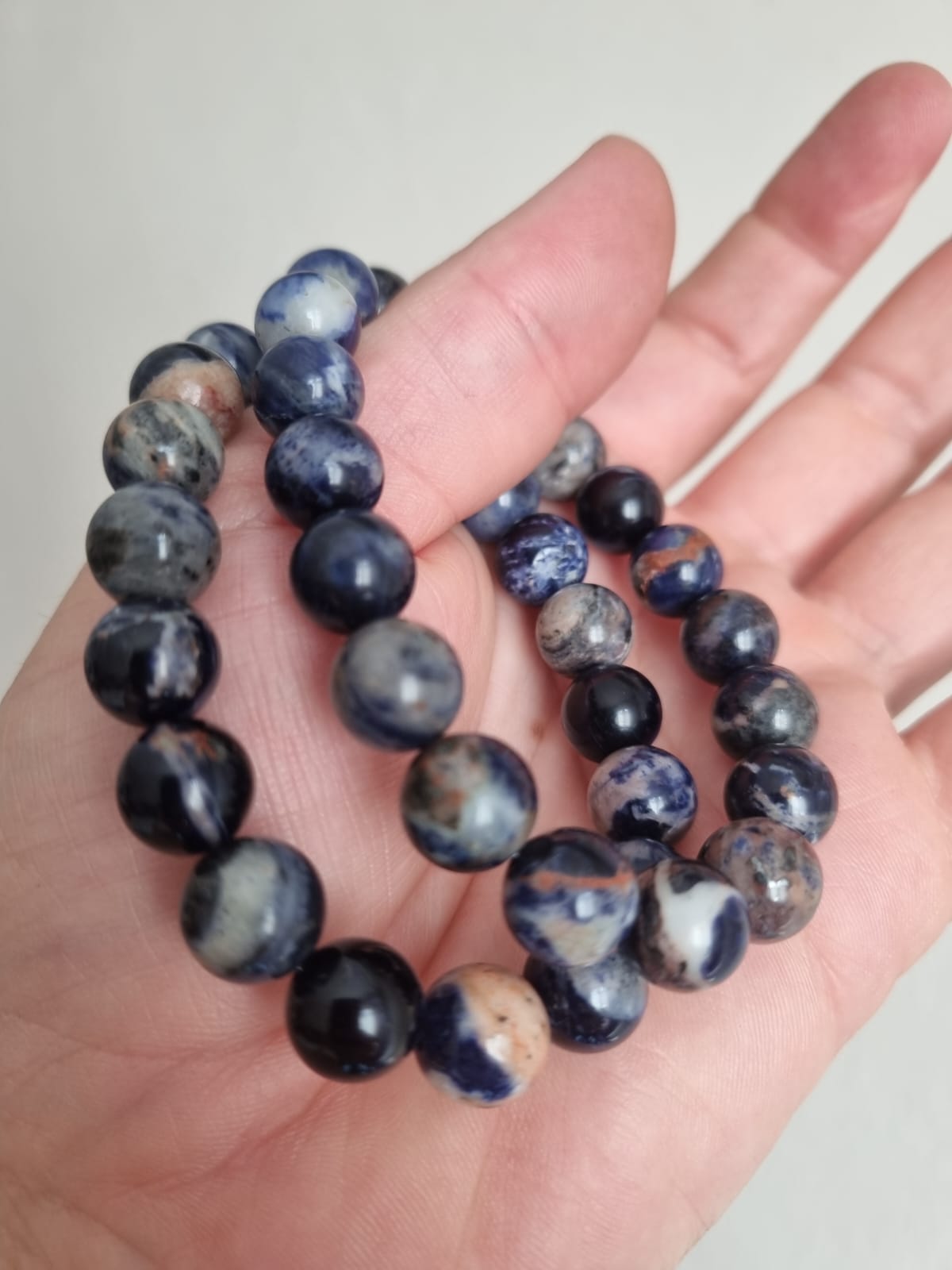 Sodalit Bileklik 10mm