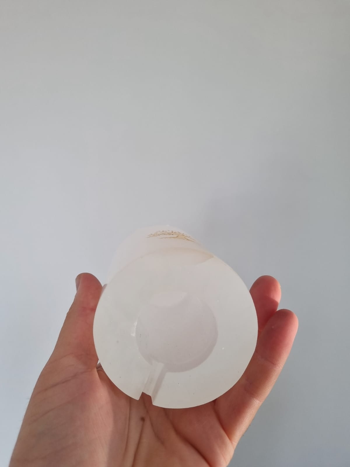 Selenit Kule 20cm Lamba Ağaç Figürlü Fas