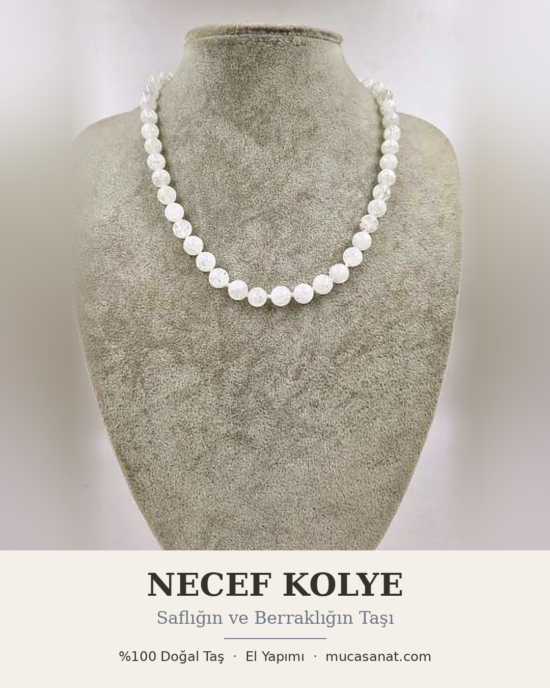 Necef Kolye | %100 Doğal Taş