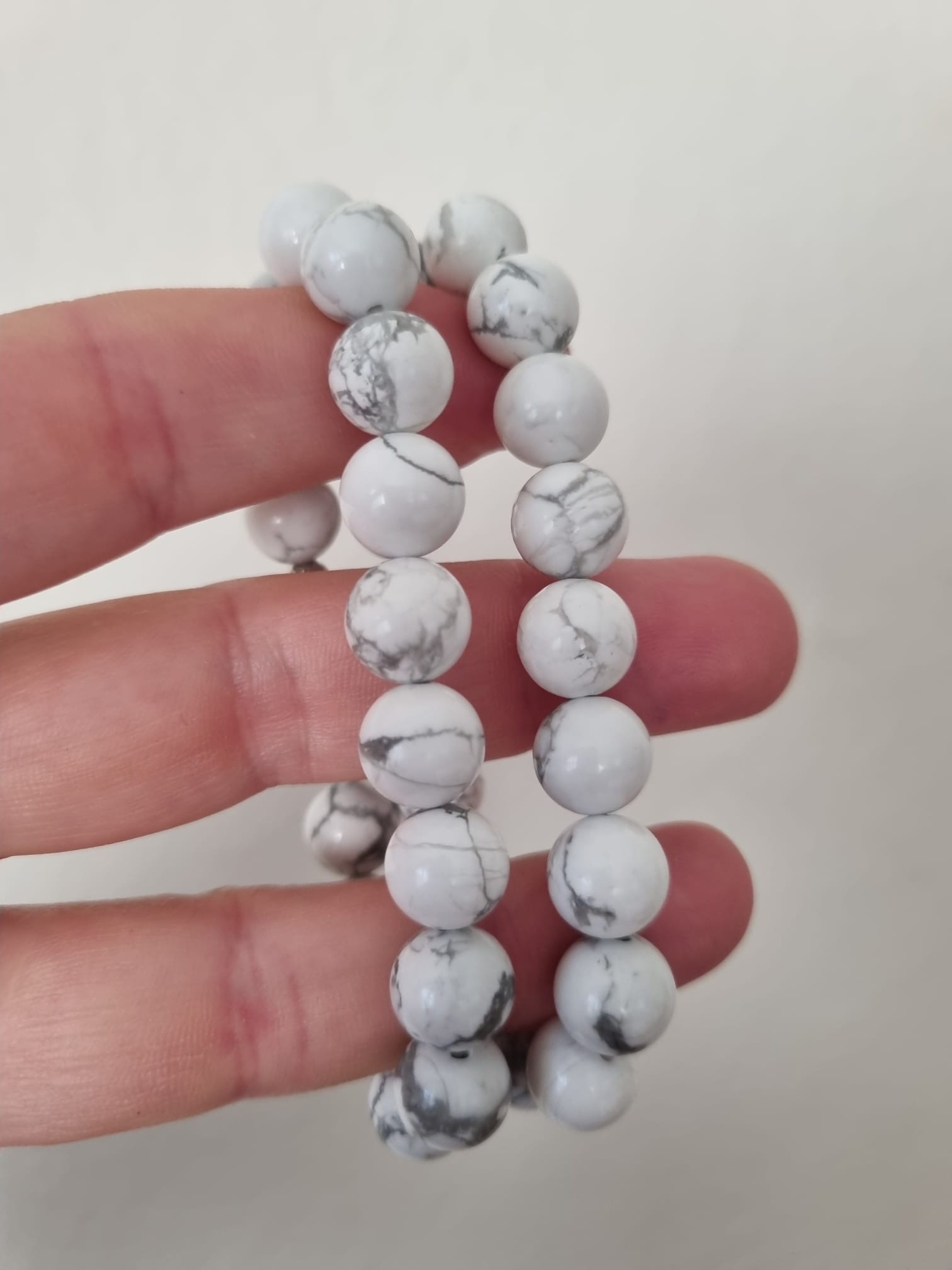 Doğal Havlit Taşı Bileklik 10mm 