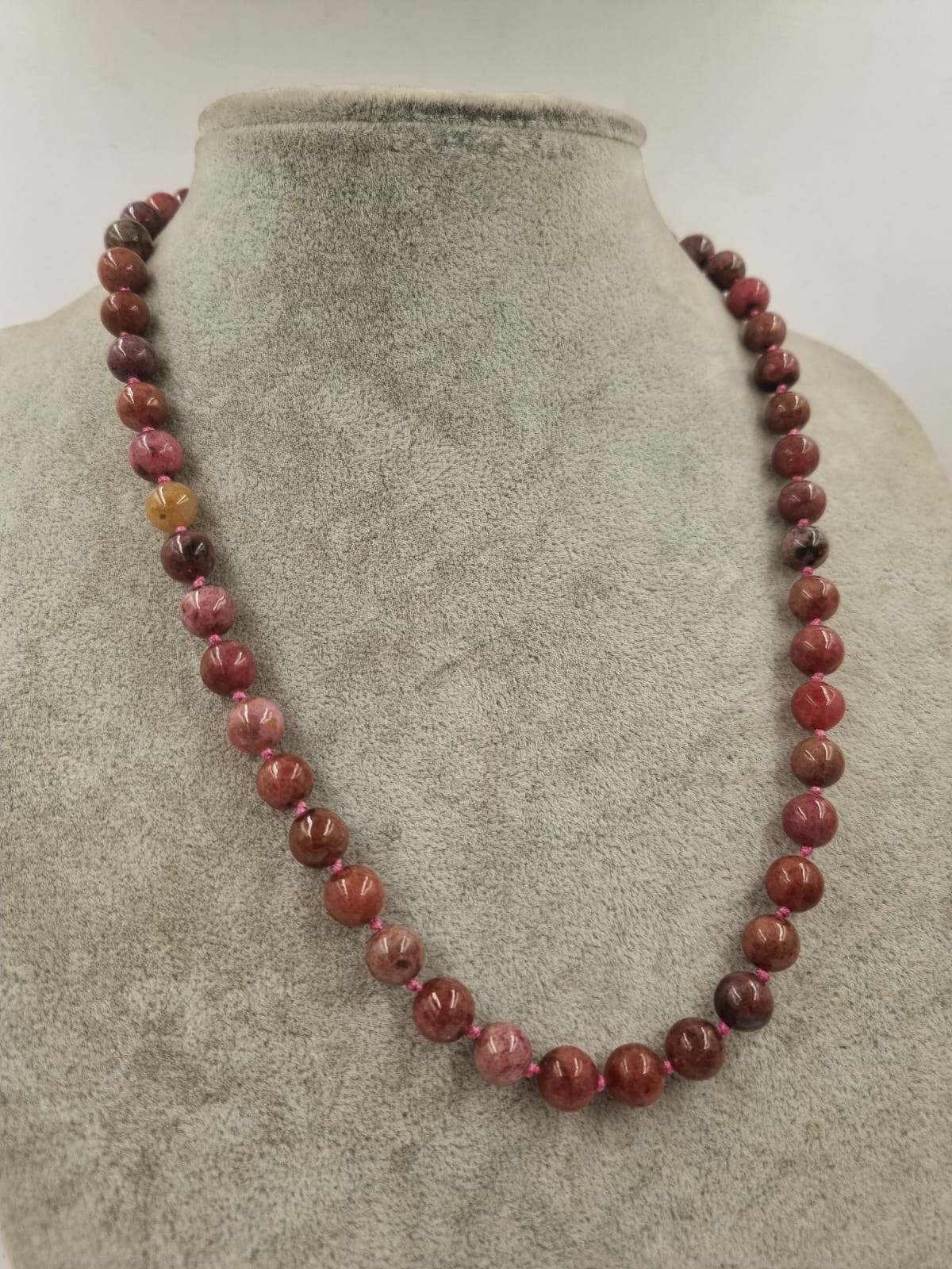 Rodokrosit 8mm/45cm Kolye