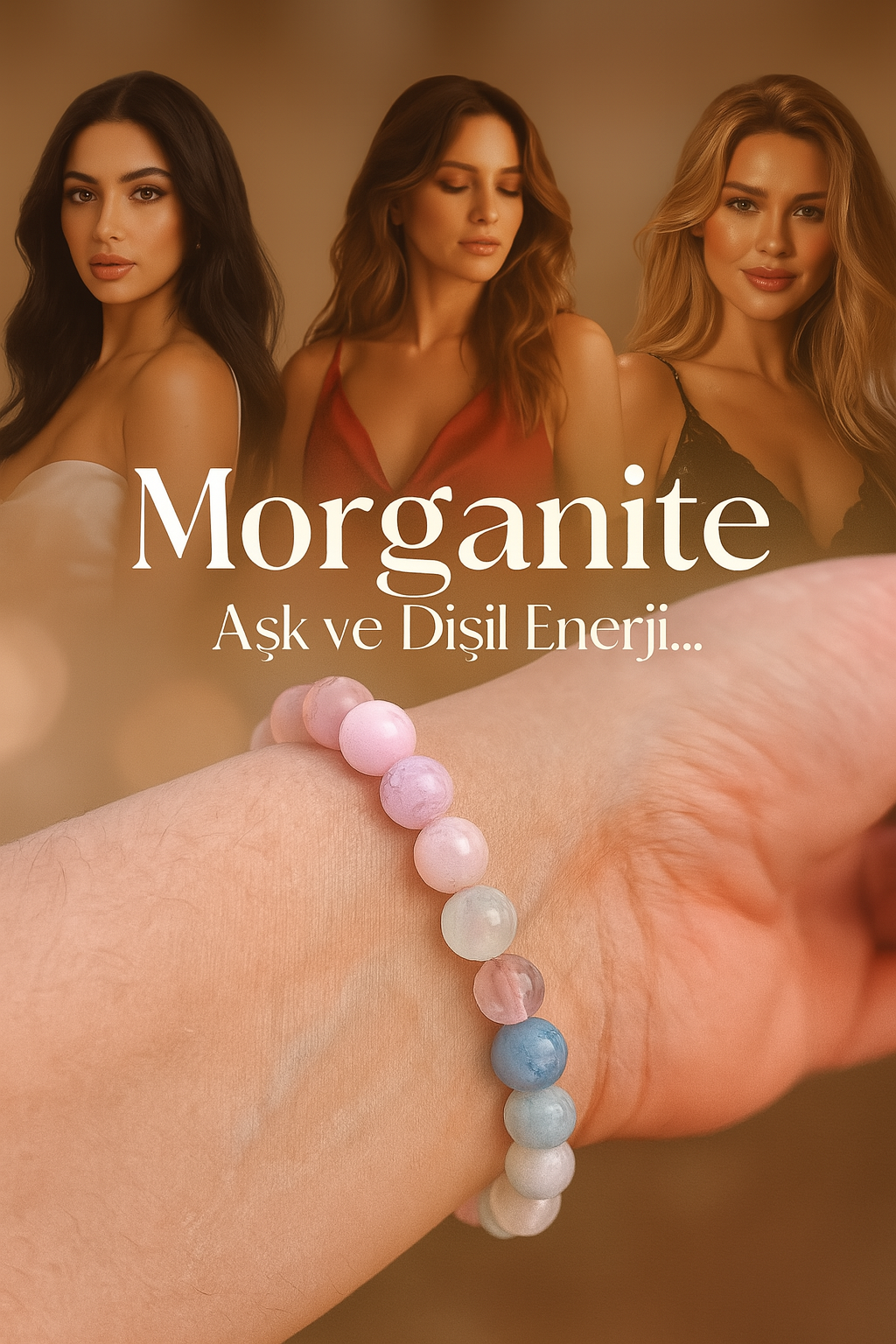 Morganit 8mm Aşk ve Dişil Enerji