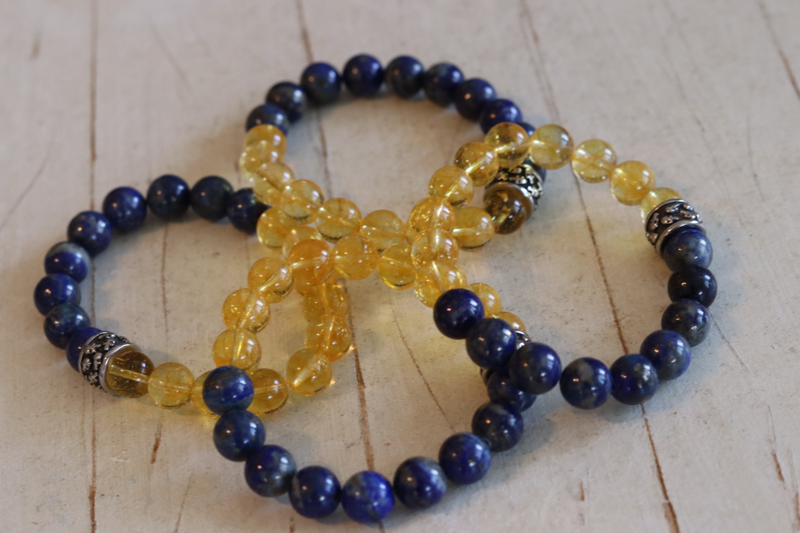 Sitrin ve Lapis Lazuli 10mm