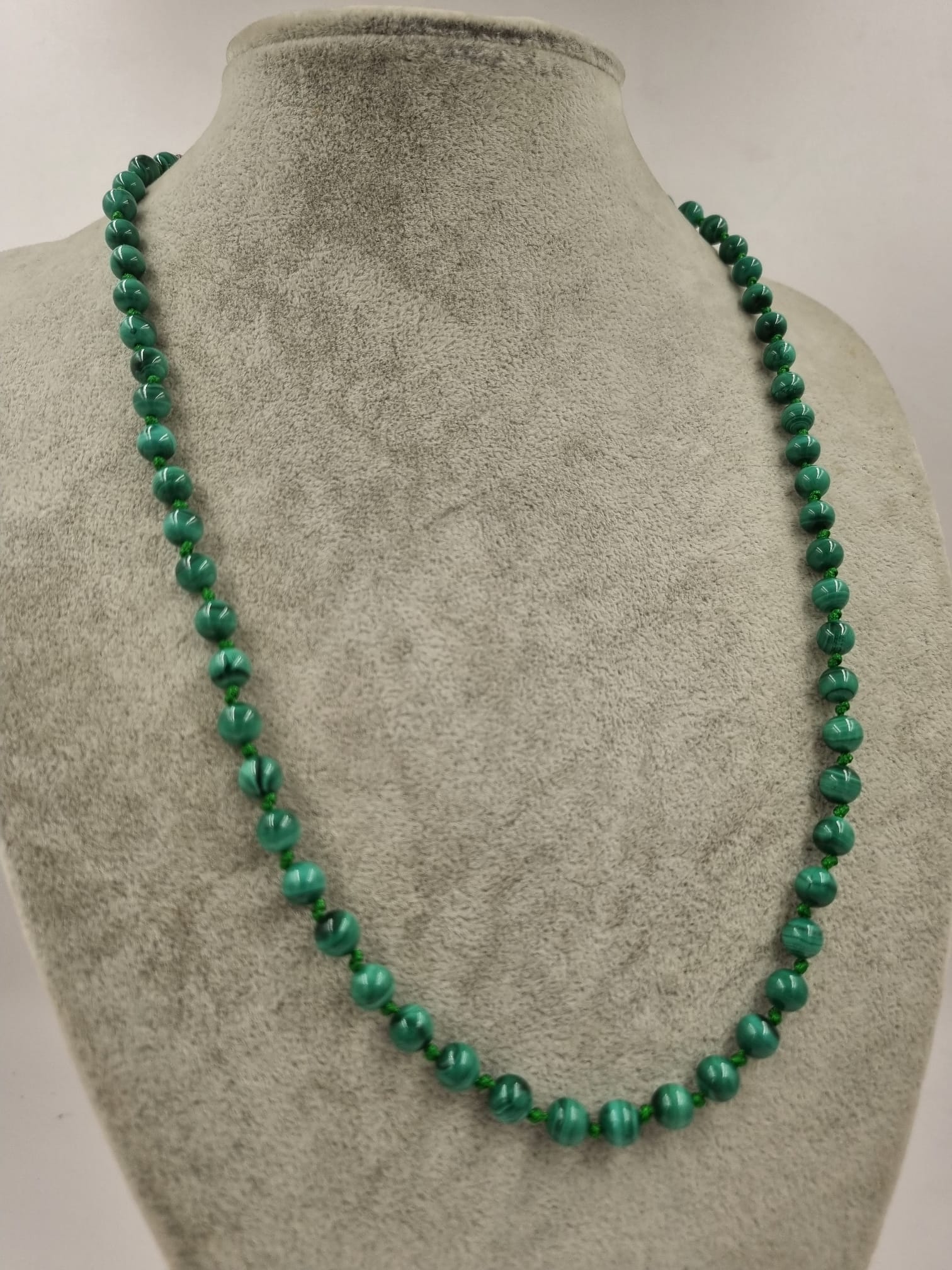 Malahit 6mm/50cm Kolye