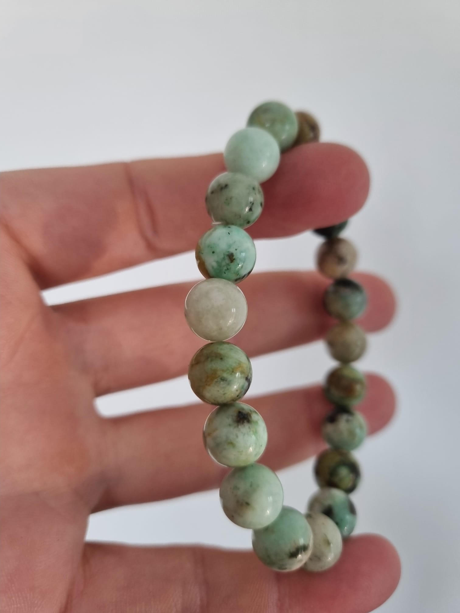 Krizokol 10mm Nörolog Doğal Taş Bileklik