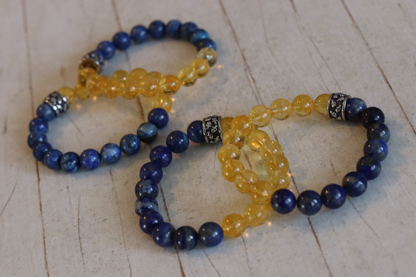 Sitrin ve Lapis Lazuli 10mm