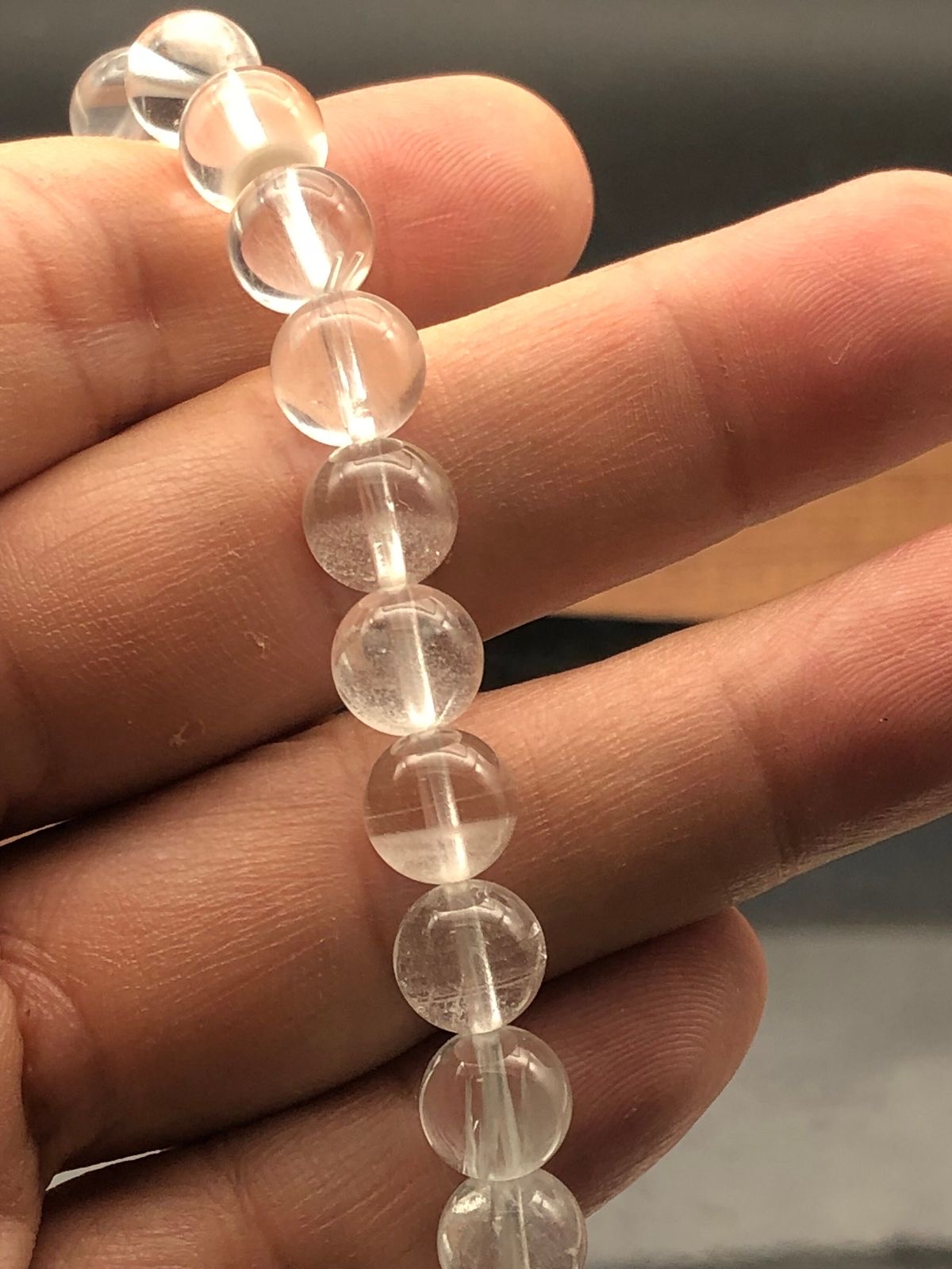 Clear Quartz 8mm Bileklik