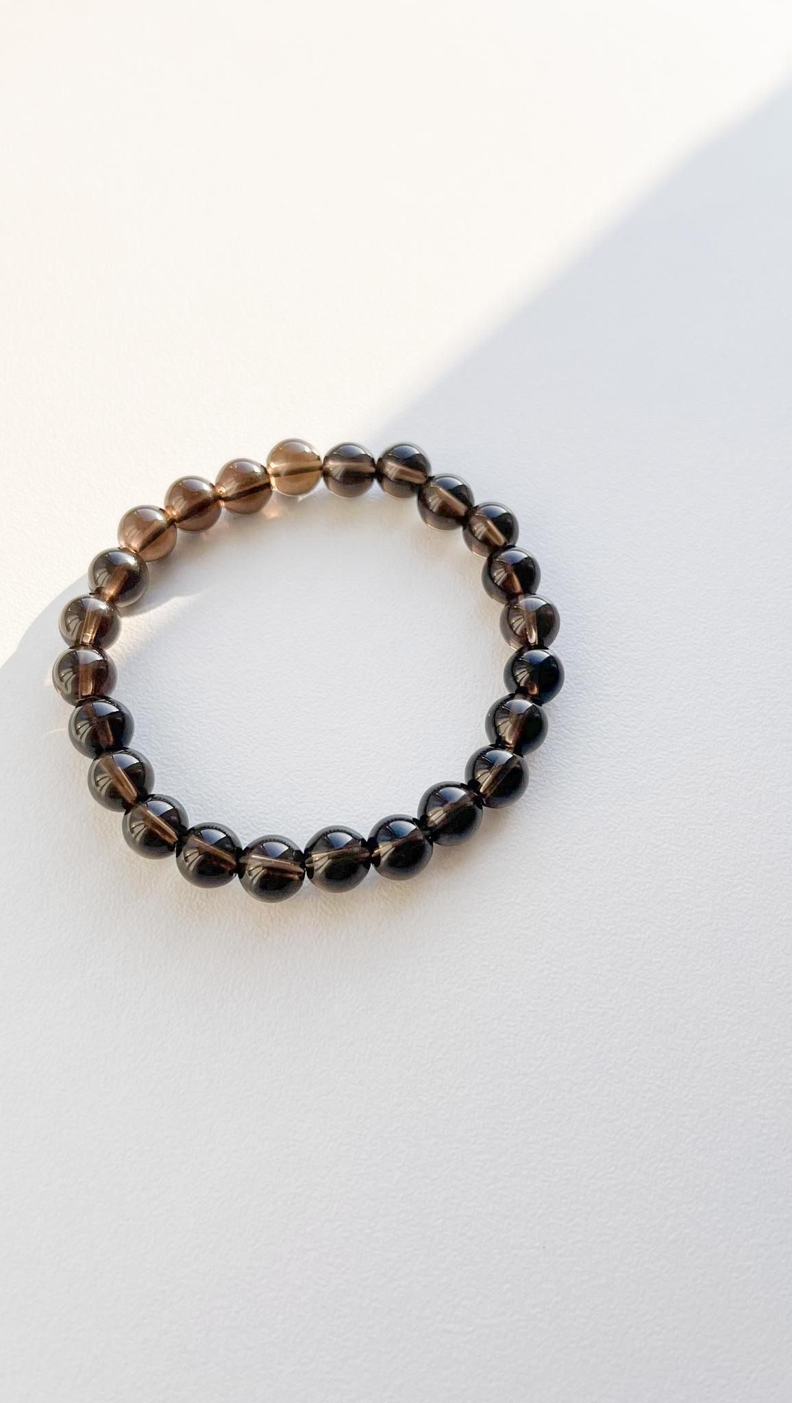Dumanlı Kuvars Taşı Bileklik – 8 mm