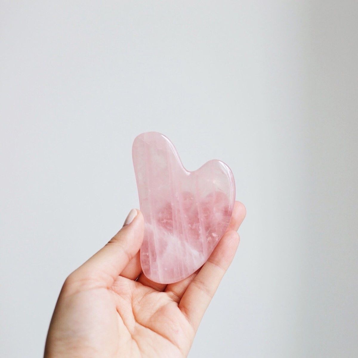 Pembe Kuvars Gua Sha