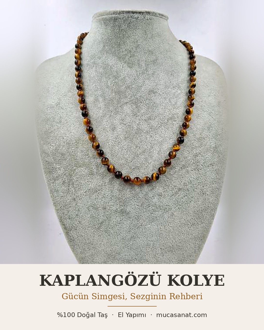 Kaplangözü Kolye 8mm/45cm