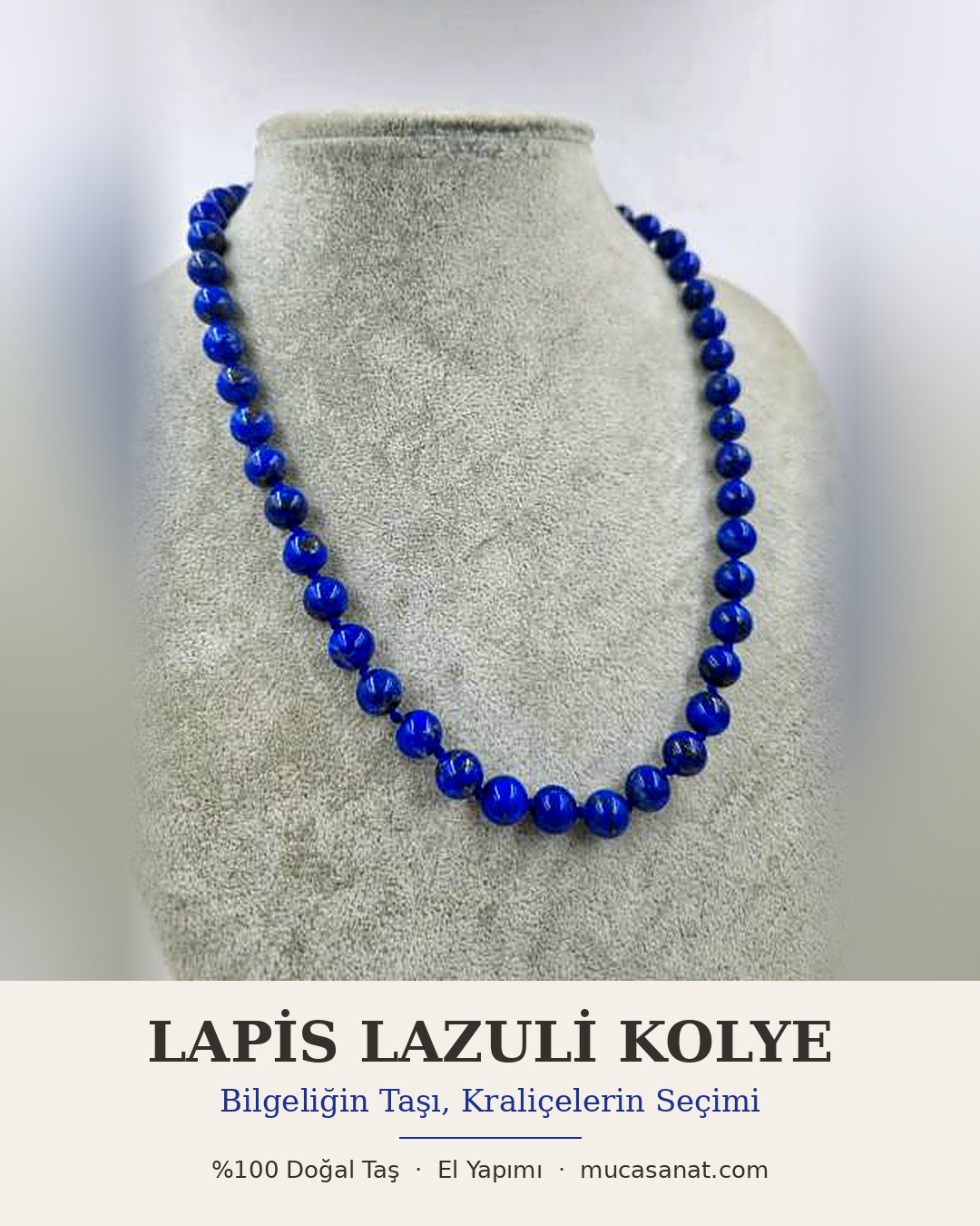 LAPİS LAZULİ KOLYE — Bilgeliğin Taşı, Kraliçelerin Seçimi