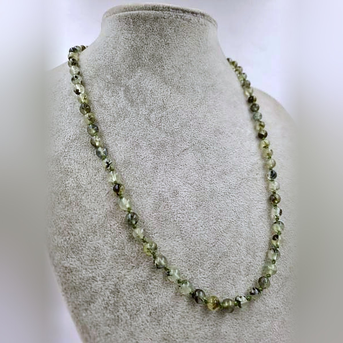 Prenhite Doğaltaş Kolye 6mm/50cm