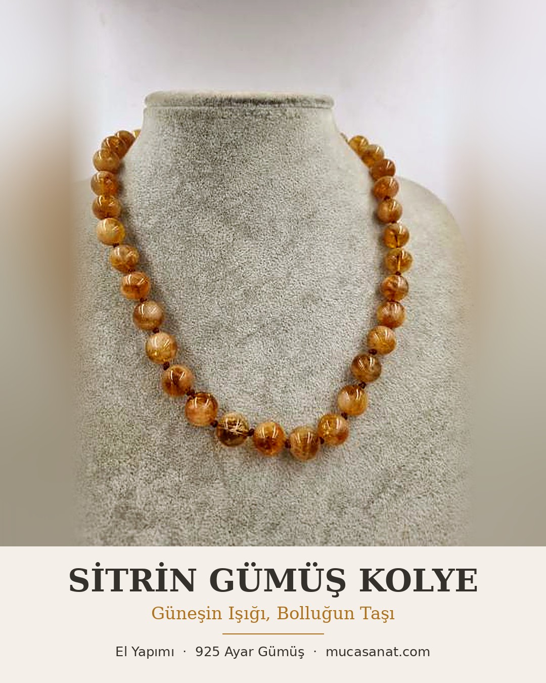 Brazilya Sitrin Kolye
