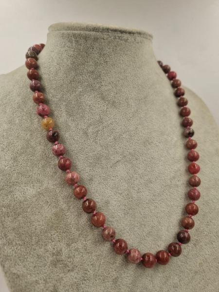 Rodokrosit 8mm/45cm Kolye