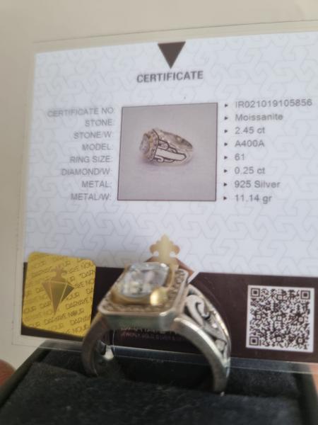 Moissanite Gümüş Pırlantalı