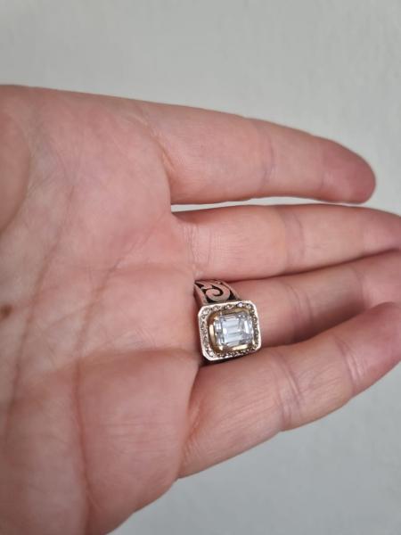 Moissanite Gümüş Pırlantalı