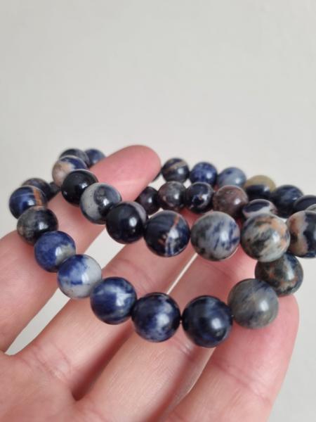 Sodalit Bileklik 10mm
