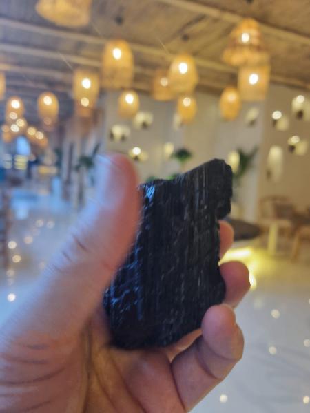 Siyah Turmalin 344gr Ham Taş