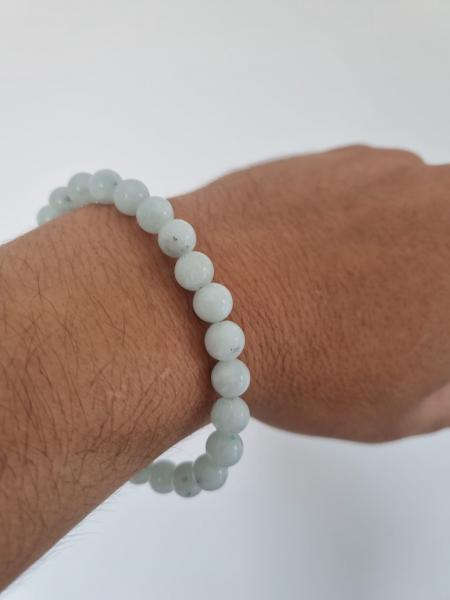 Larimar Yeşil 8mm Doğaltaş Bileklik