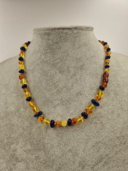 Bal Kehribar Kolye %100 Organik 45cm