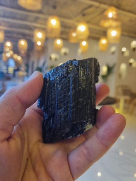 Siyah Turmalin 344gr Ham Taş