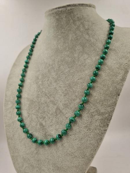 Malahit 6mm/50cm Kolye