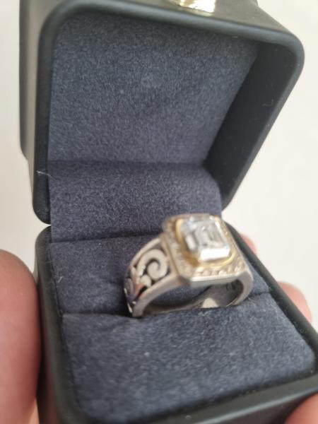 Moissanite Gümüş Pırlantalı
