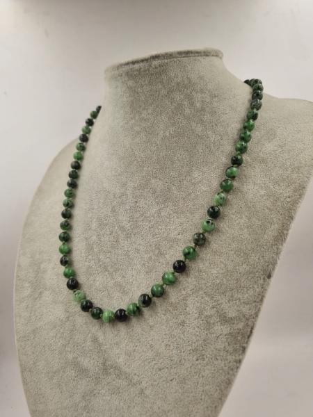 Ruby Ziosite 6mm/45cm Kolye