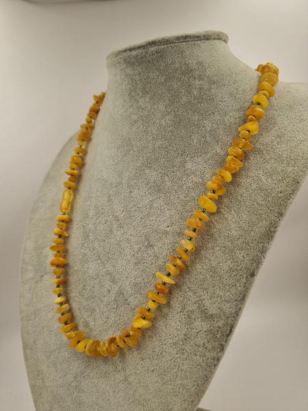 Yetişkin Kehribar 50cm Organik Kolye