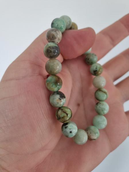 Krizokol 10mm Nörolog Doğal Taş Bileklik
