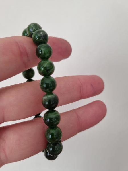 Doğal Diopsit Taşı Bileklik – 8 mm