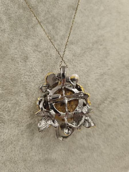 Melek Gözü Özel Seri Antik Gümüş Kuvars Safir İnci