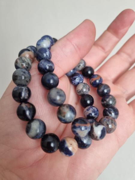 Sodalit Bileklik 10mm