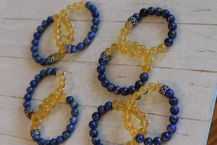 Sitrin ve Lapis Lazuli 10mm