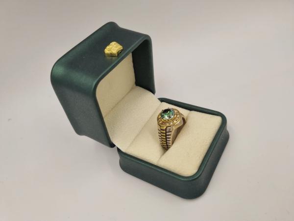 Moissanite Pırlantalı Gümüş Yüzük