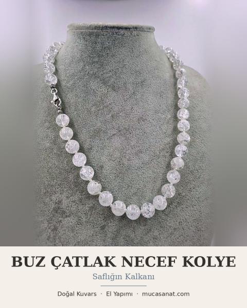 NECEF KOLYE — Büyünün Kalkanı, Saflığın Gücü 10mm 45cm
